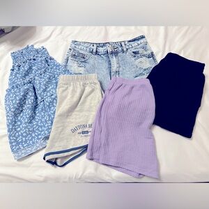 SHEIN bundle of 5 Shorts/skirt; women's small
